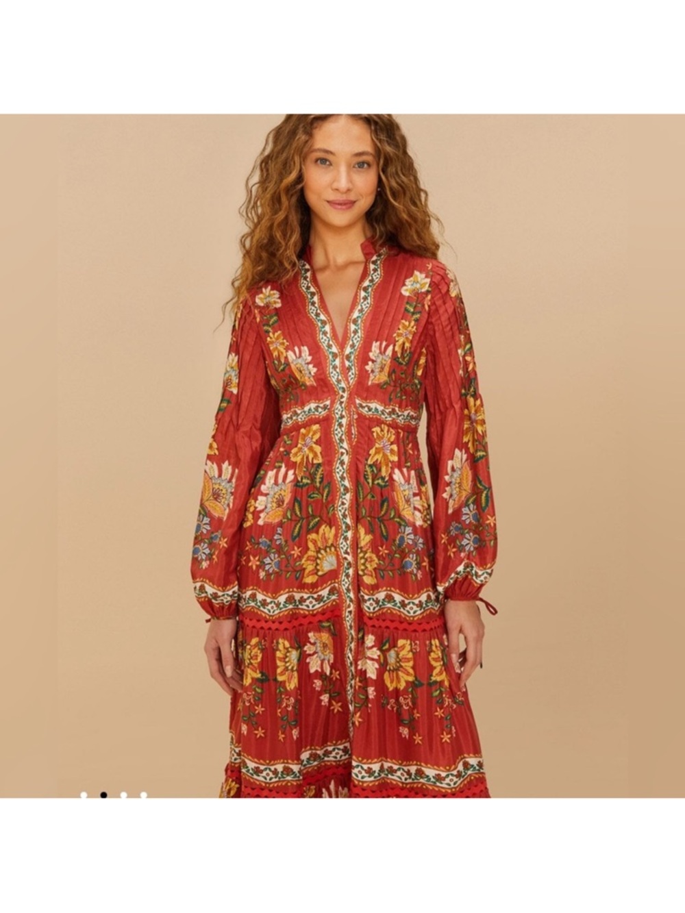 FARM Rio Red Garden Delight
Midi Dress - Picture 2 of 10